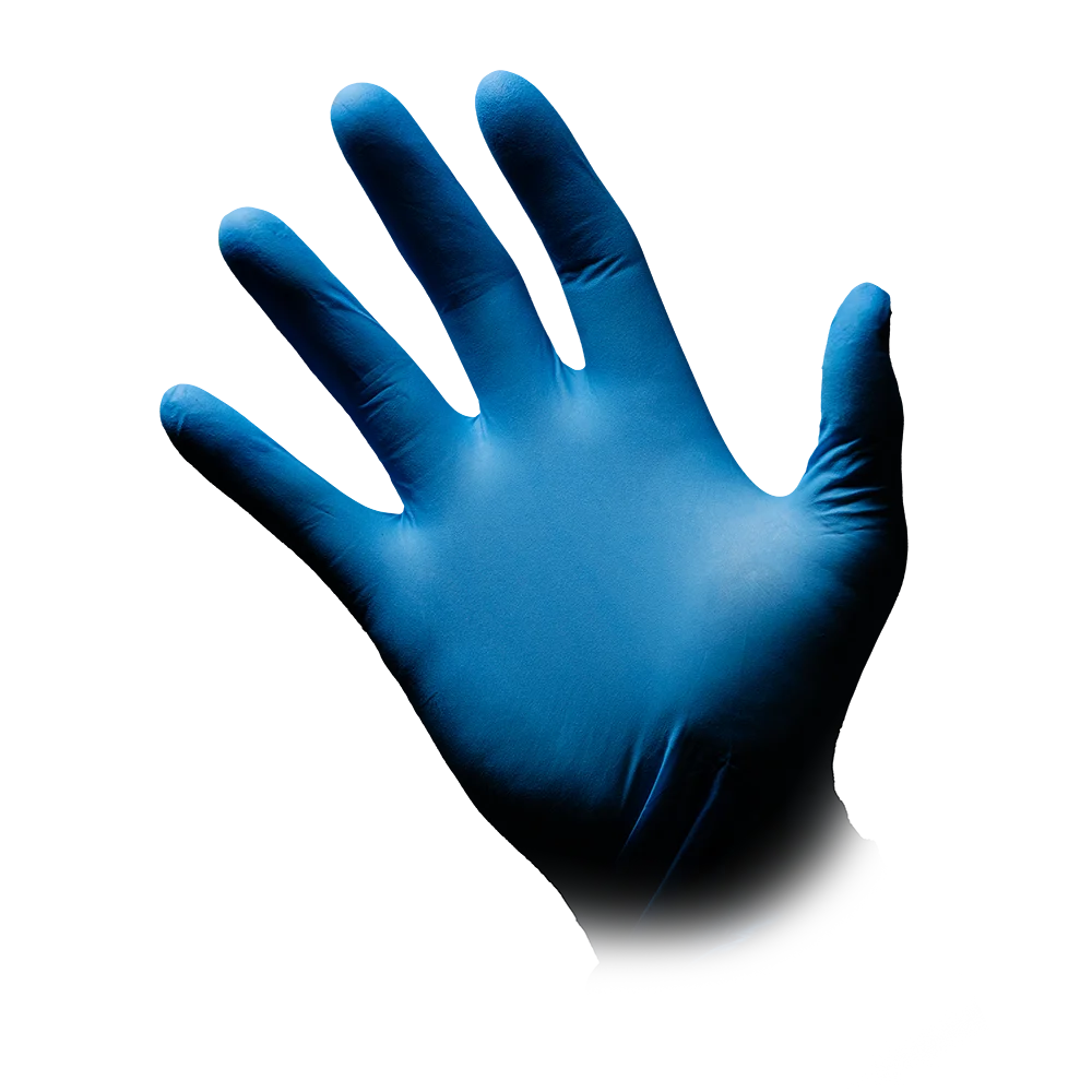 Nitrile gloves, blue, size M, powderfree, Med-Comfort blue: buy nitrile disposable gloves as protective gloves and examination gloves made of nitrile.