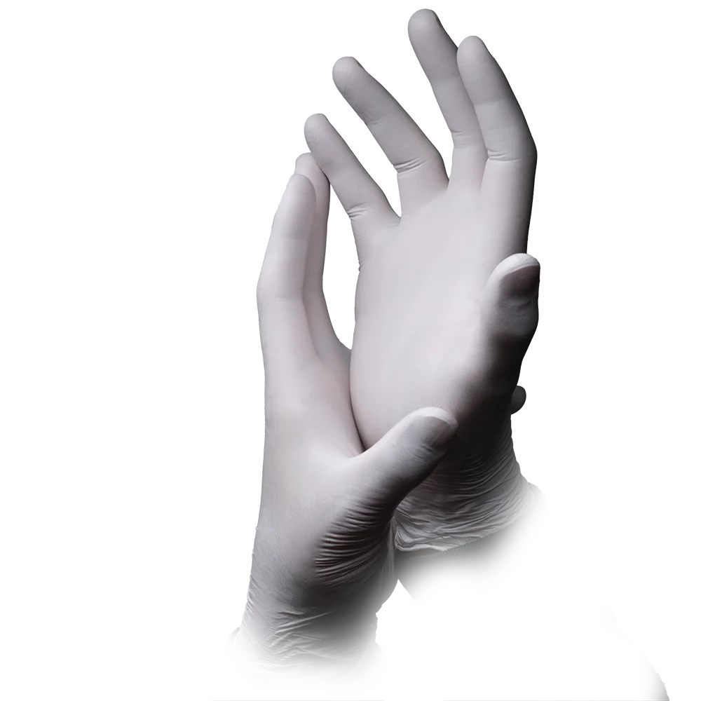 Nitrile gloves, white, size M, powderfree, Eco-Plus: buy nitrile disposable gloves as protective gloves and examination gloves made of nitrile.