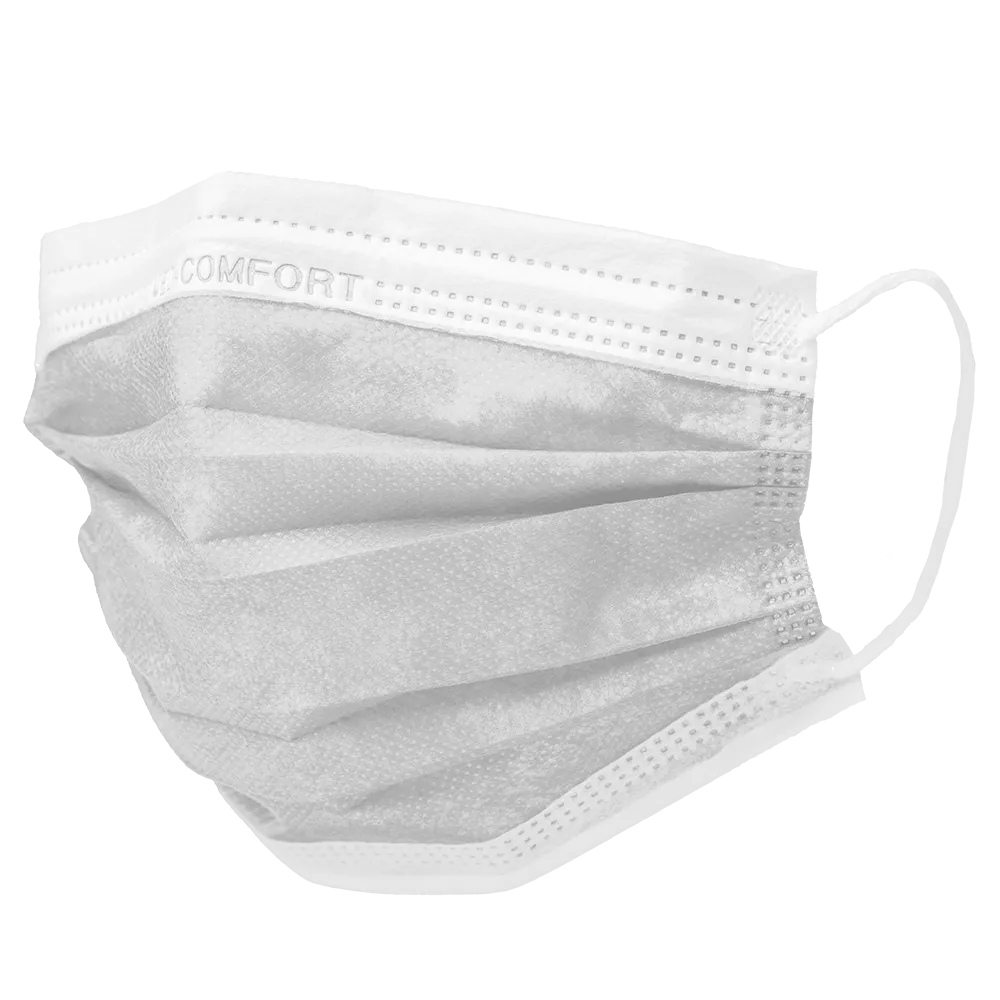 OP mask, white, fleece, type IIR, Med-Comfort: buy medical mask as mouth nose protection.