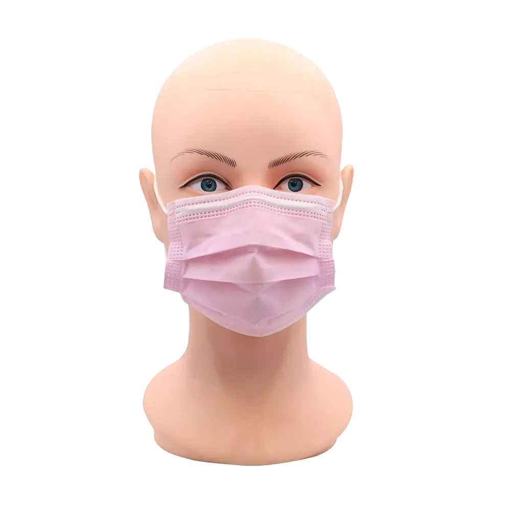 Medical mask for kids, style kids: buy pink, fleece mouth protection as kids mask.