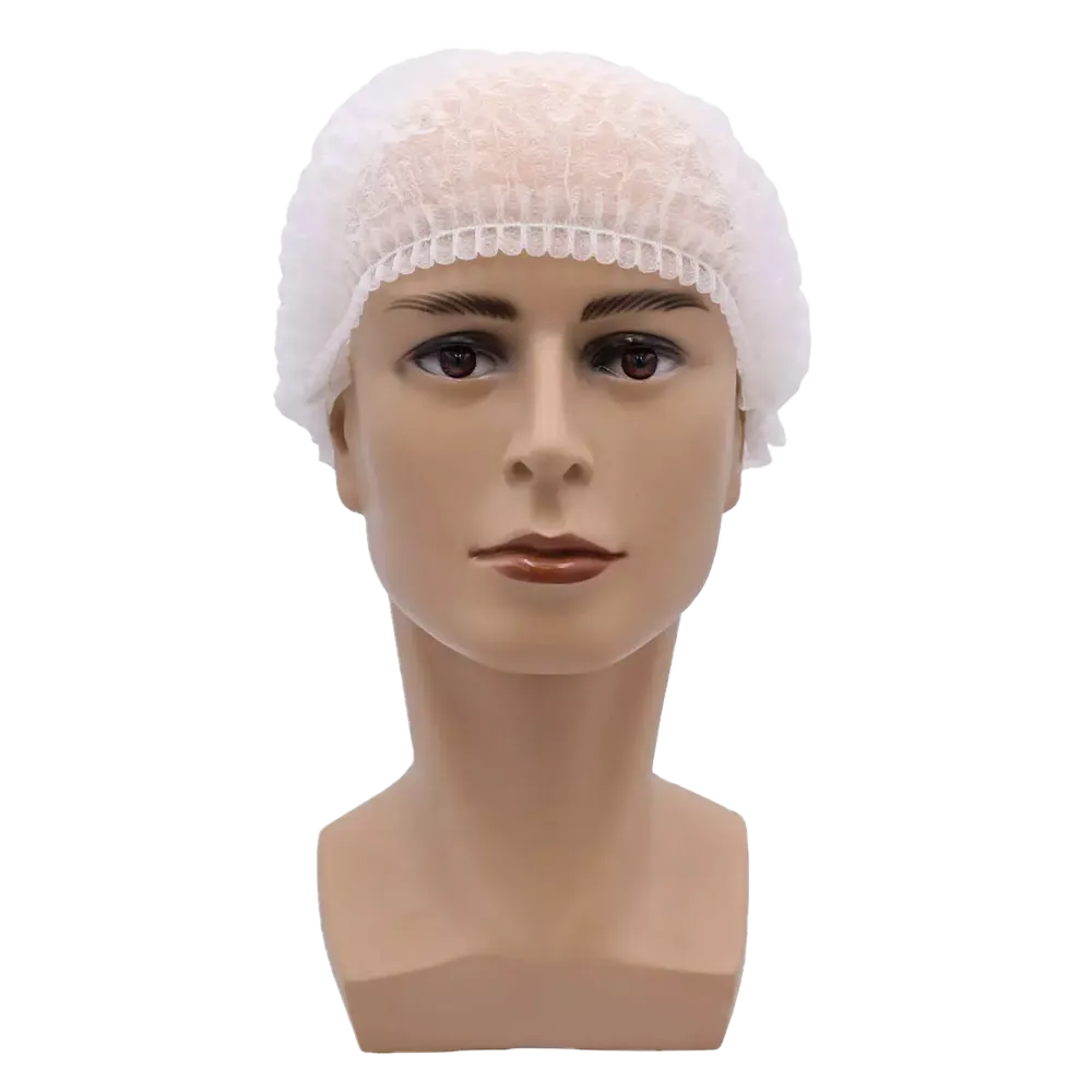 Clip-on bonnets, size M, diameter 52 cm, white, Med-Comfort: buy disposable hygienic protection as PPE suitable for the food sector.