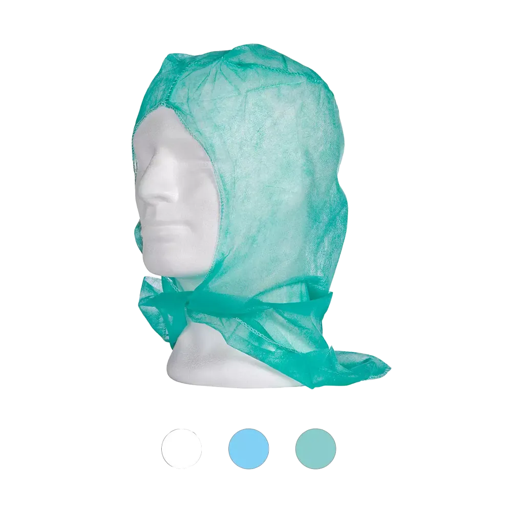 PP astro cap without facemask, white, Med-Comfort: buy individually adjustable astronaut cap made of polypropylene spunbonded fabric