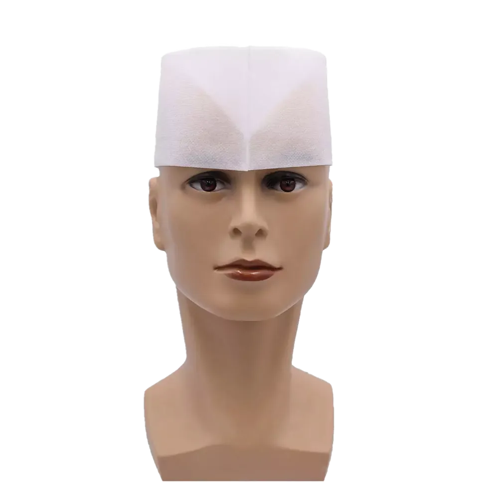 Boat bonnet made of fleece , colour white, size unisize: buy size adjustable headgear for kitchen and catering as hygiene protection.