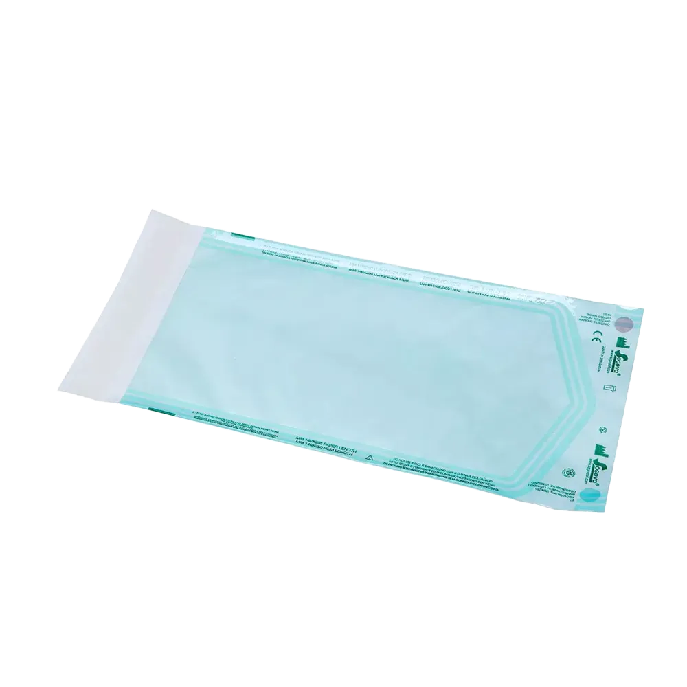 Sterilisation bags, 70x230mm: self-adhesive sterilisation bags for dental use.