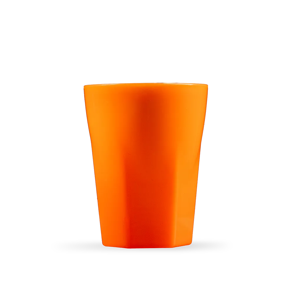 PP reusable cup, 150 ml, color orange, polypropylene: Buy sustainable PP reusable cups.