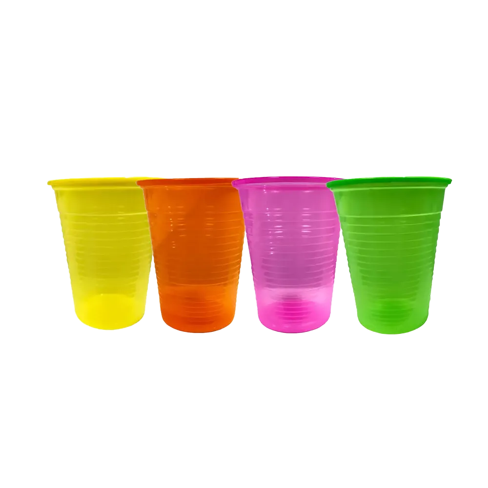 Mouth rinsing cups Tutti Frutti, 800 pieces, approx. 180 ml, various colors