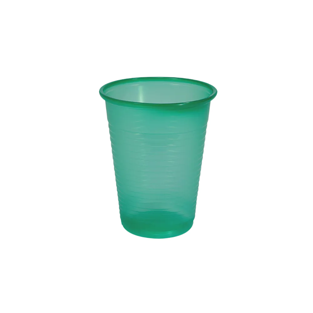 PP Mouth rinsing cup, 180 ml, colour green, polypropylene: buy sturdy, non-slip PP Mouth rinsing cup with rounded rim for dental treatments.