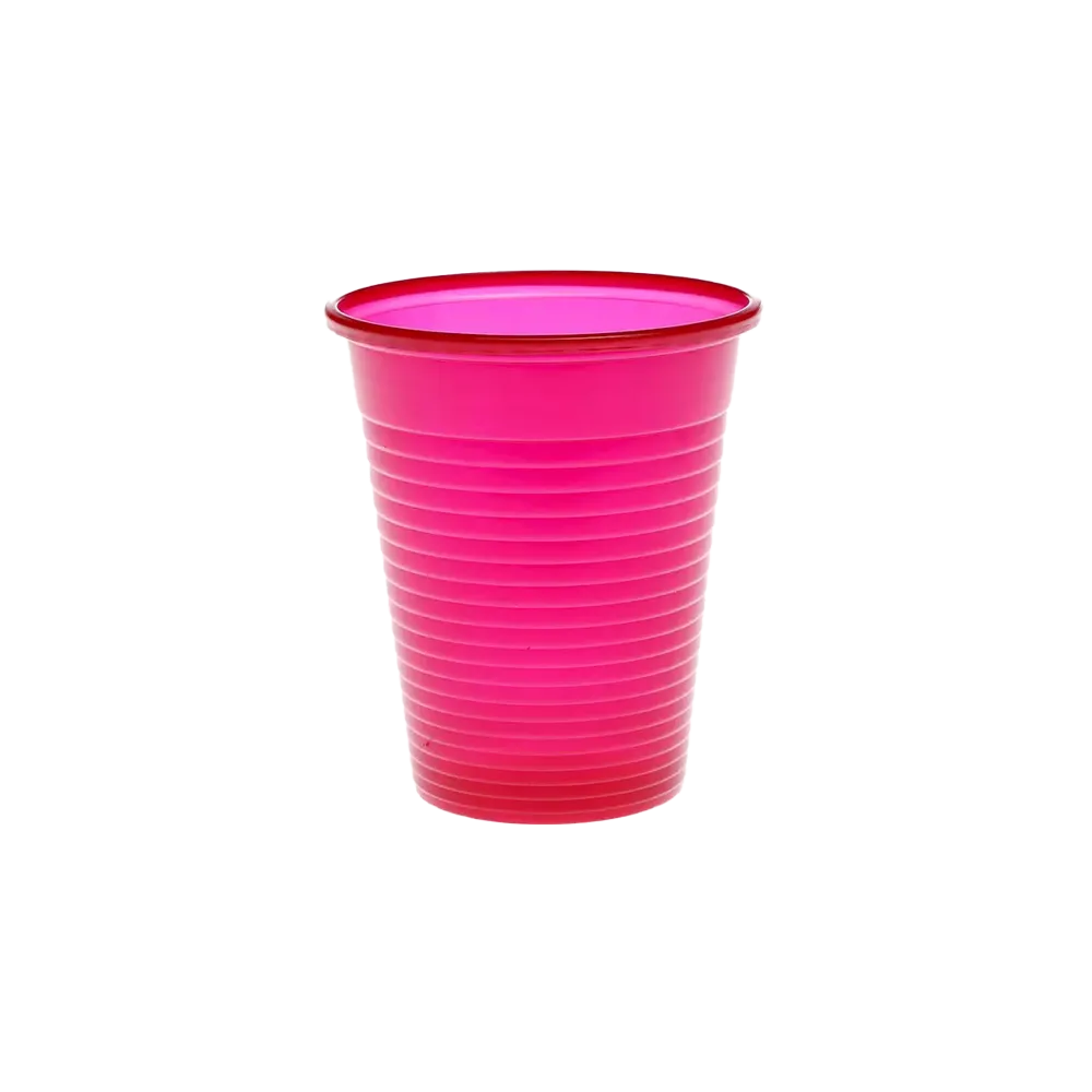 PE Mouthwash cup, 180 ml, colour wine red, polyethylene: buy sturdy, non-slip PE Mouthwash cup with rounded rim for dental treatments.