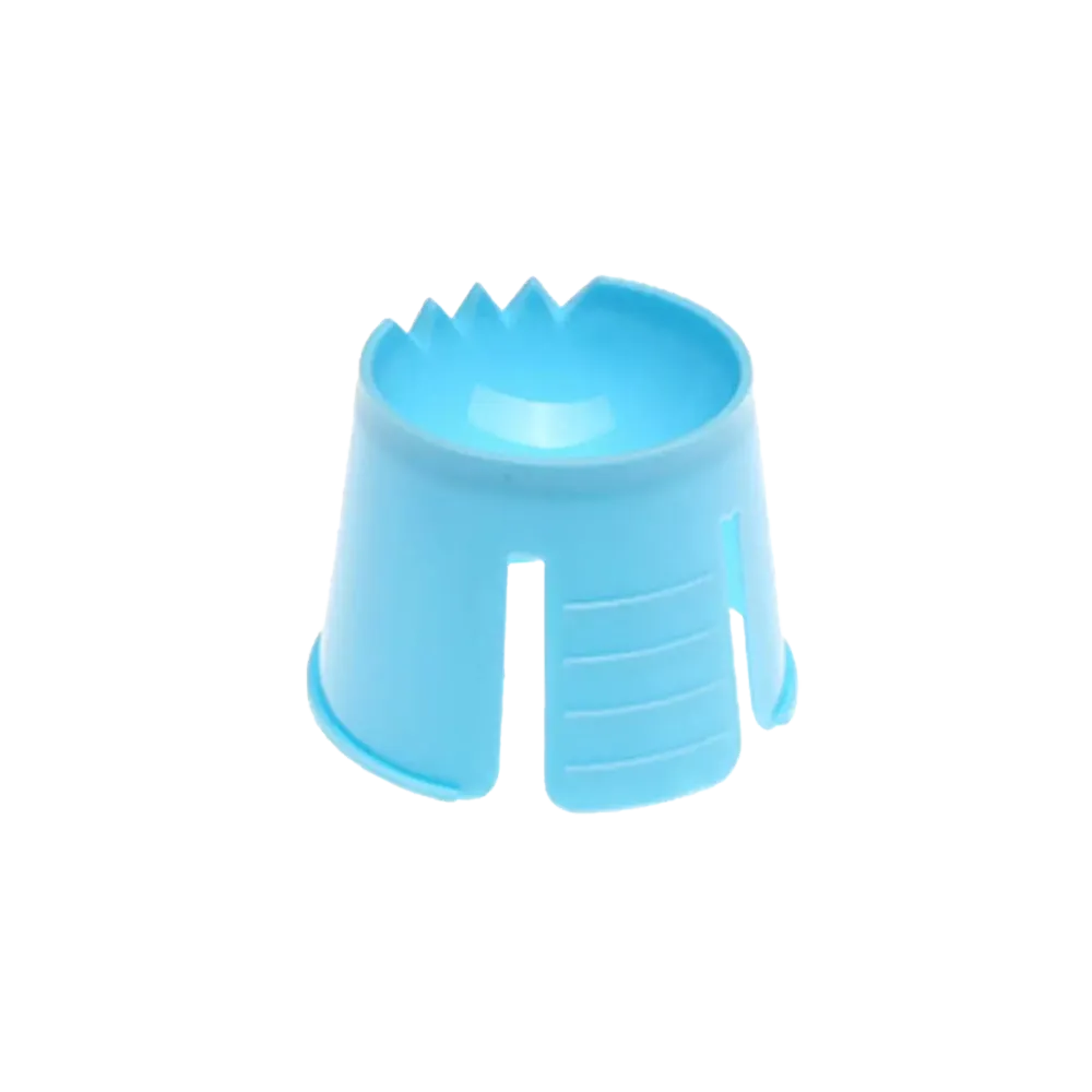 PP Disposable dappen container, colour light blue, polypropylene: buy dappen container for clean portioning and mixing of dental materials for dental treatments.