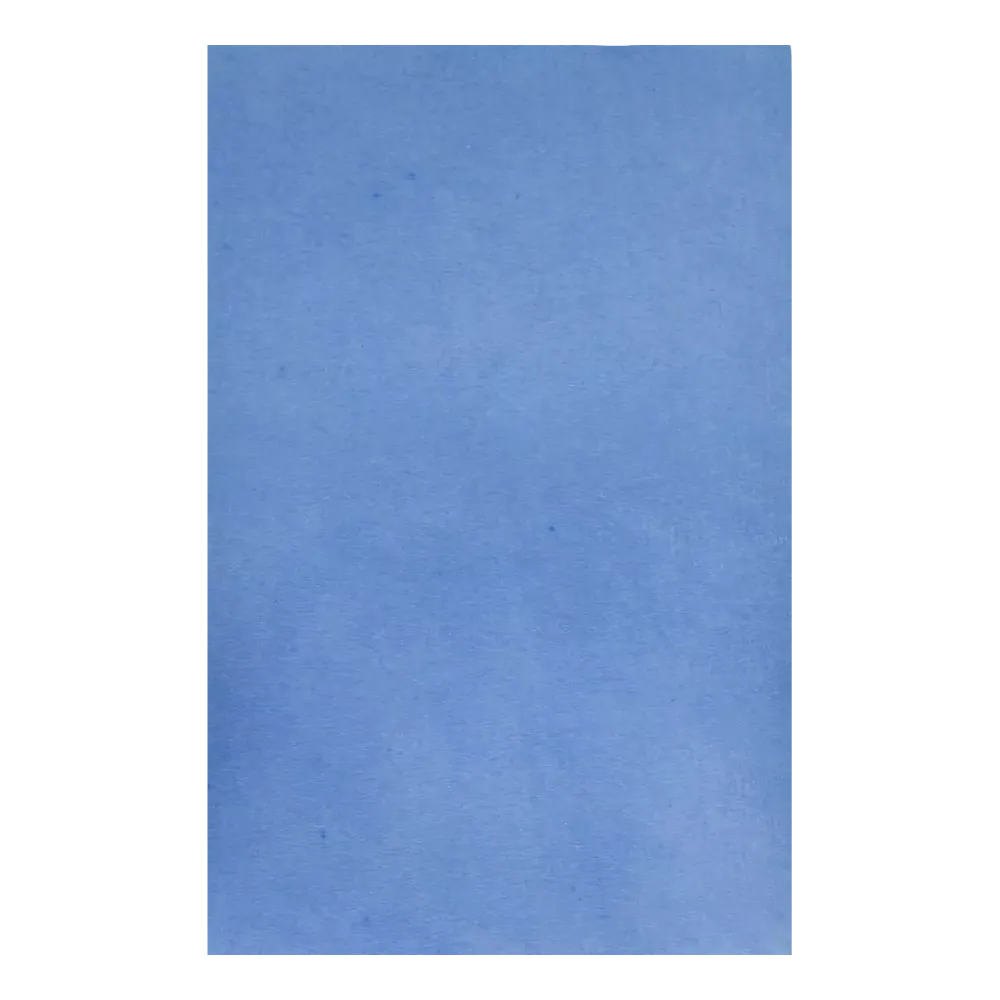 Disposable tray filter paper, 18 x 28 cm, colour blue, cellulose: buy dental crepe pad for single use during dental treatments.