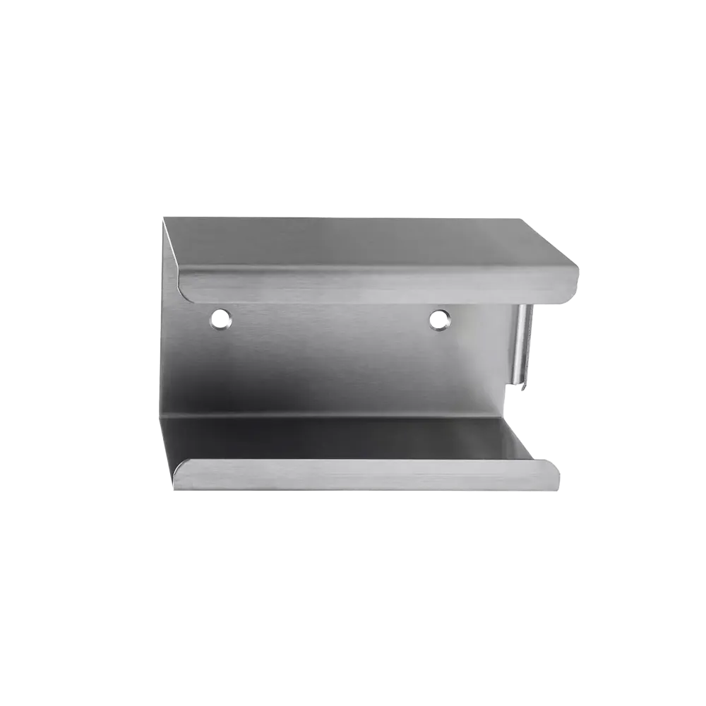 Holder for mouth protection boxes 3-ply, 182 x 103 x 96 mm, stainless steel: buy holder for hygienic and easy single removal of three-ply surgical masks.