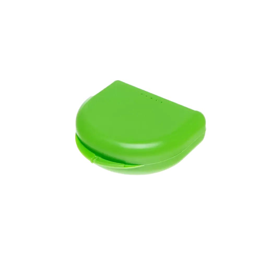 PP Dental splint box for adults, 65 x 58 x 20 cm, colour, lime, polypropylene: buy stable and robust splint box for storing dental splints and bite splints as dental supplies.