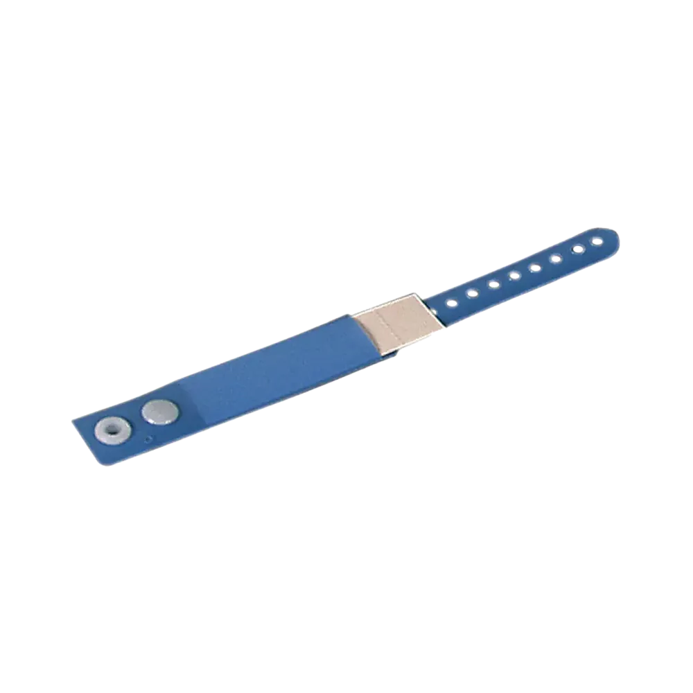 PVC children's patient wristband, colour blue, 162 x 18 mm: buy inscribable name wristband made of latex-free plastic for the little patients as ward supplies.