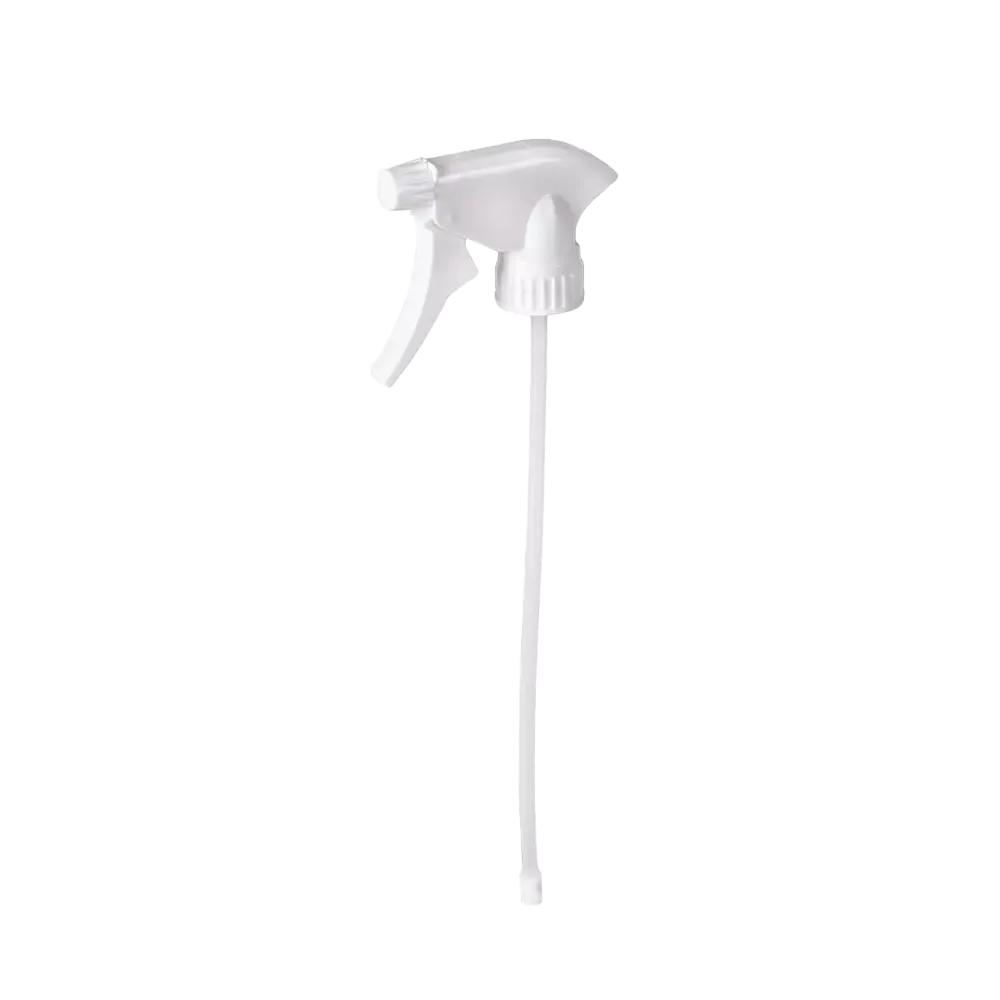 Plastic spray head, white: buy Spray head for 1 litre bottles with 32 thread as accessory.