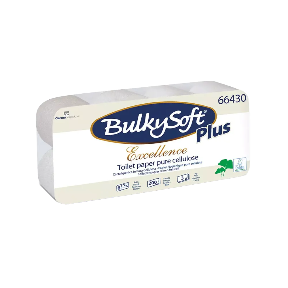 Toilet paper Excellence, 3-ply, 96 rolls, BulkySoft: buy 3-ply toilet paper in bulk.