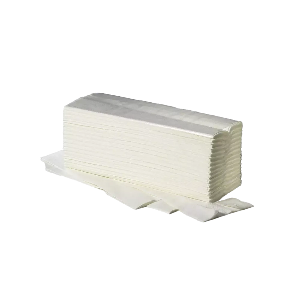 Folded towels, colour bright white, 25 x 33 cm, Ideal: buy 2 ply, folded towels in cellulose quality and layer fold as ward and patient supplies.