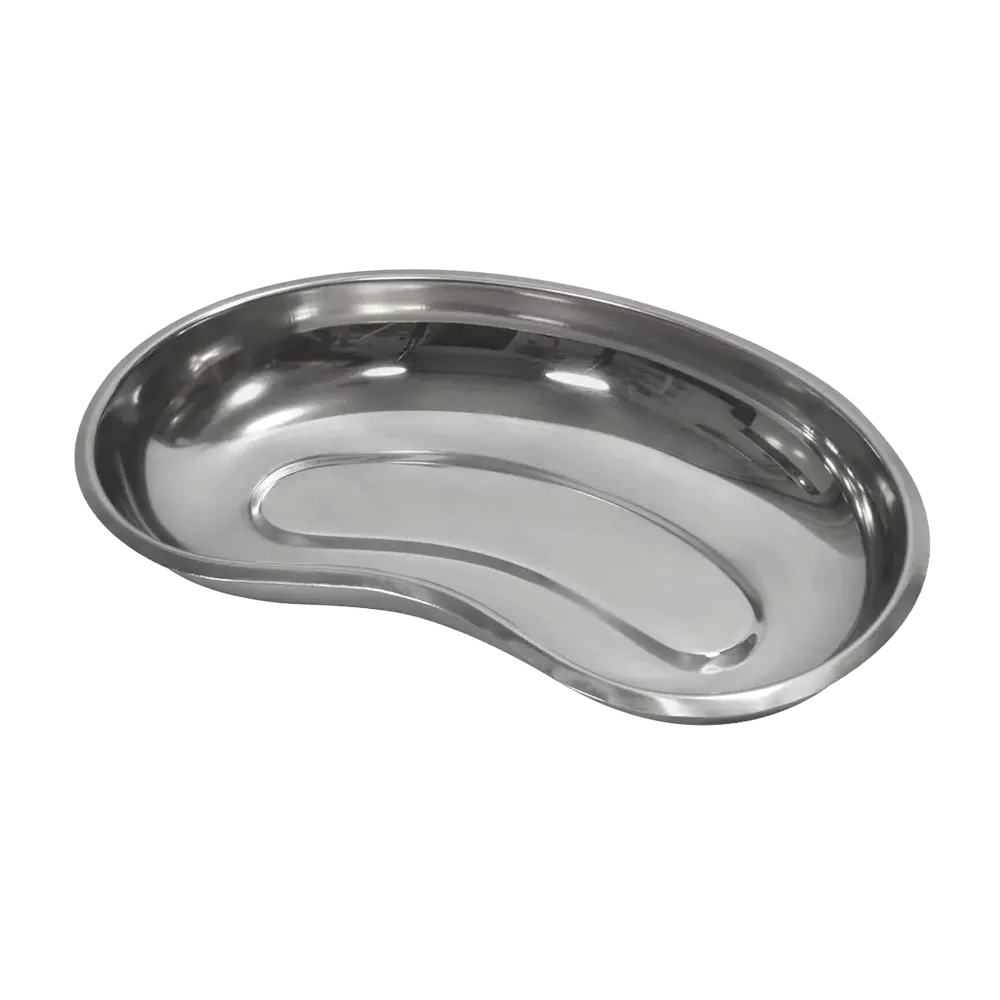 Stainless steel kidney dish, shiny silver, 250 x 40 mm: buy stainless steel kidney dish as instrument tray and collection container for medical treatments.