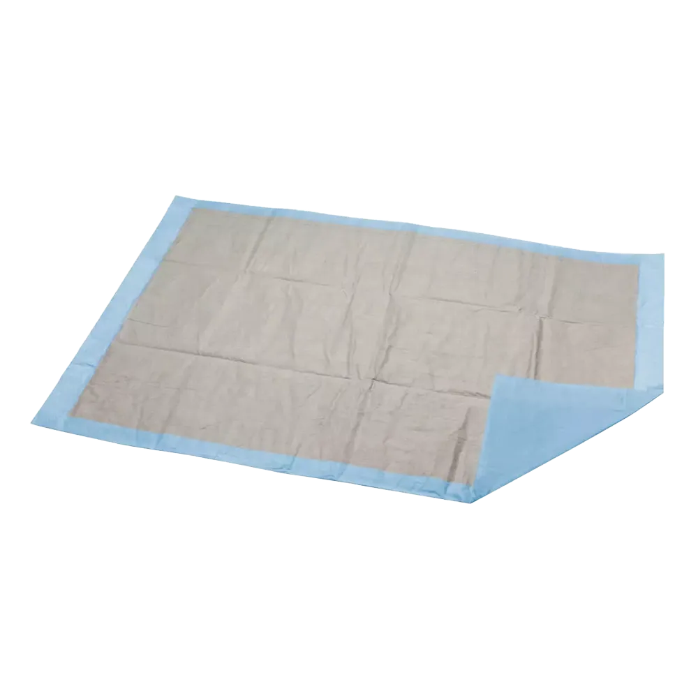 Cellulose all-purpose pads, colour blue, 6-ply, 600 x 900 mm: buy made of cellulose wadding and blue, embossed LDPE flat film, anti-slip pad for hygiene and care areas.