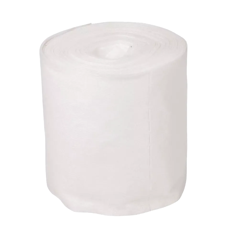 Refill fleece roll, white, cloth size 25 x 25 cm, V-Wipes Petsorb: buy 70 perforated, dry cloths on fleece roll with label for dispenser bucket for refilling.