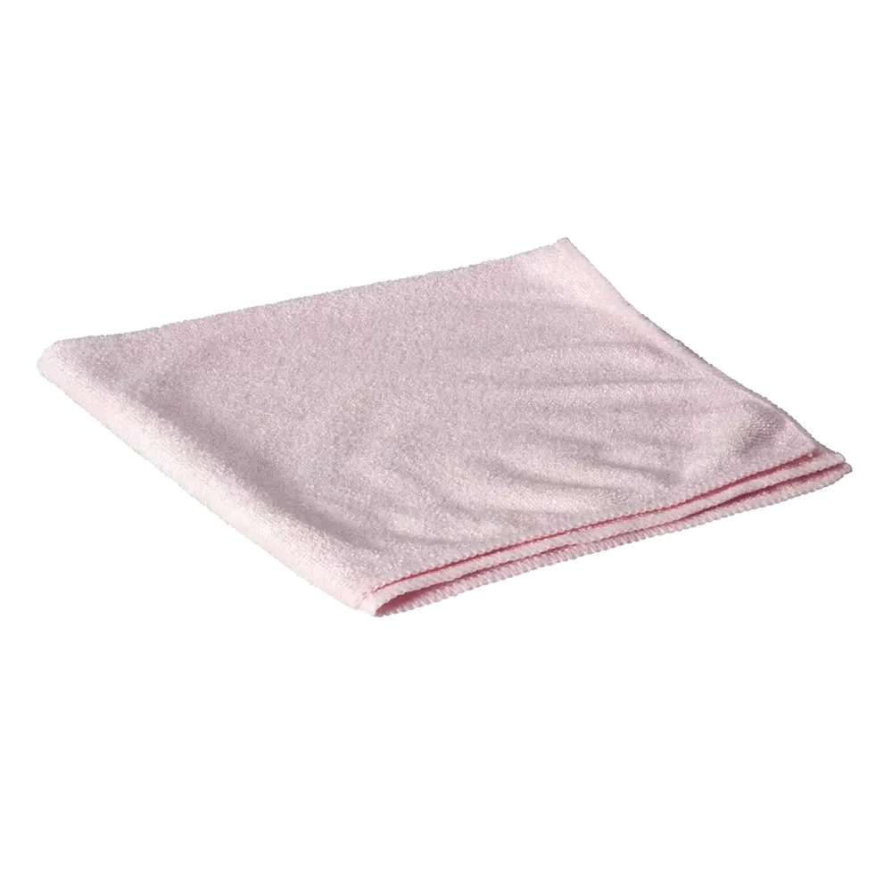 Microfibre cloth, colour red, 40 x 40 cm, Clean-Comfort: buy washable microfibre cloths for cleaning in different colours for different hygiene areas.