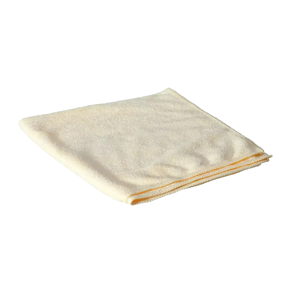 Microfibre cloth, colour yellow, 40 x 40 cm, Clean-Comfort: buy washable microfibre cloths for cleaning in different colours for different hygiene areas.