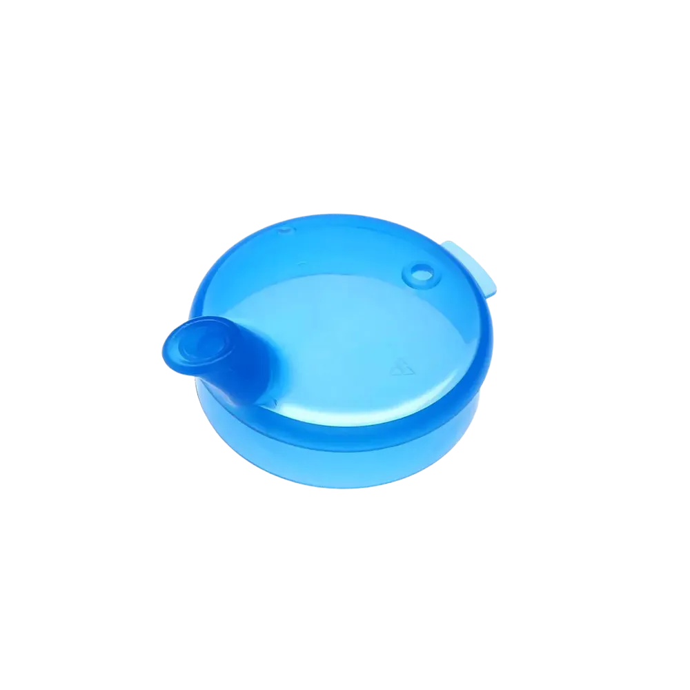 PP Beak cup top, blue, 8x4 mm for 250 ml: buy polypropylene top for sippy cup as patient supplies.