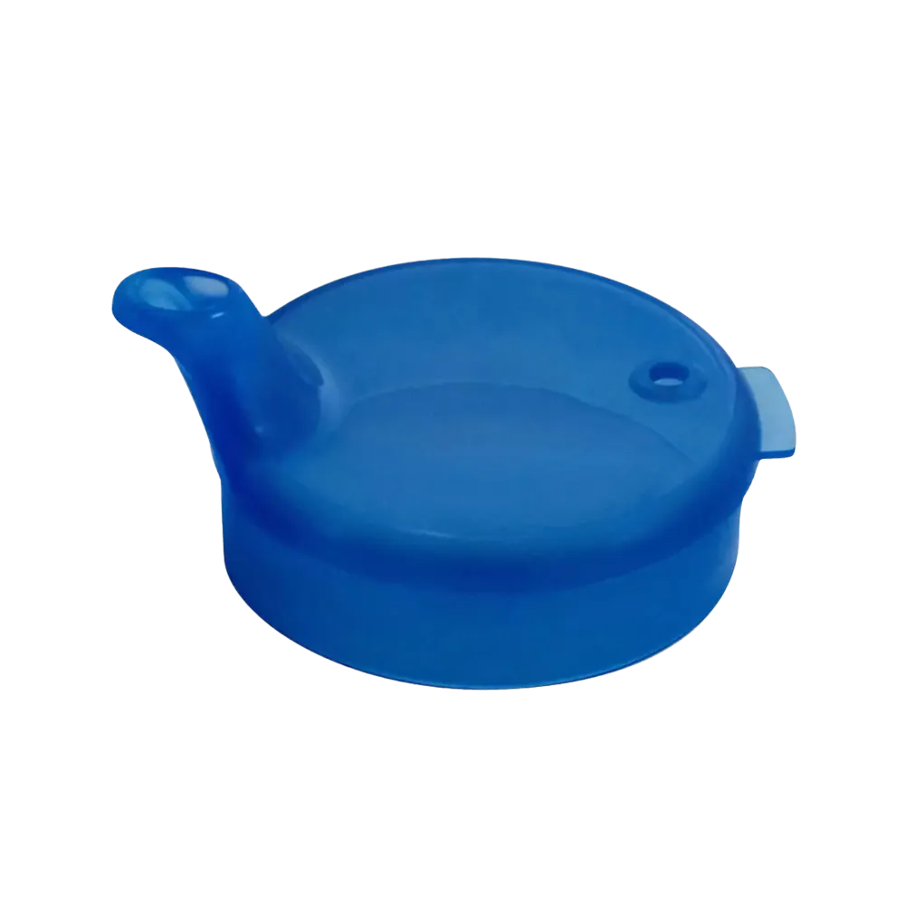 PP Beak cup top, blue, 12 x 10 mm for 250 ml: buy polypropylene top for sippy cup as patient supplies.